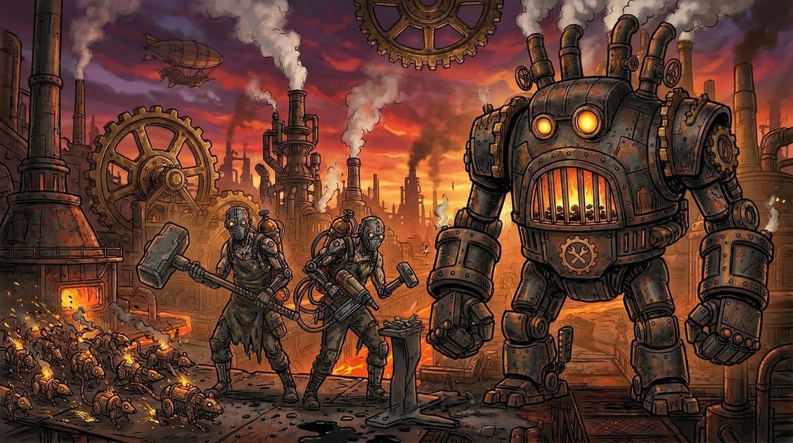 First concept art for the foundry